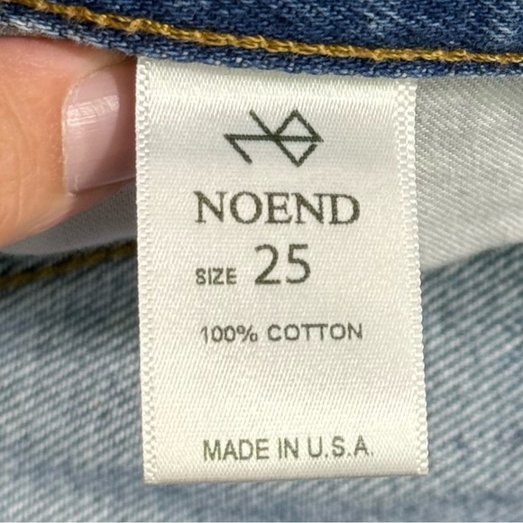 NWOT Noend Denim Muse Bermuda Shorts - Picture 9 of 9